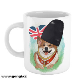 Hrnek 330 ml - Corgi hradní stráž
